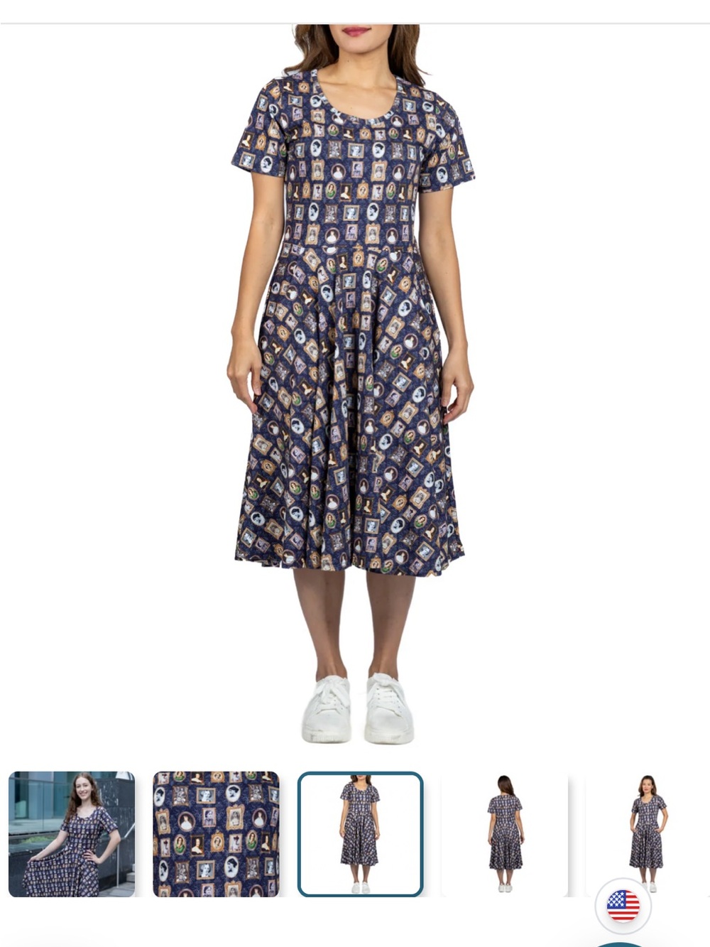 Svaha Women Authors Twirl Dress Large
